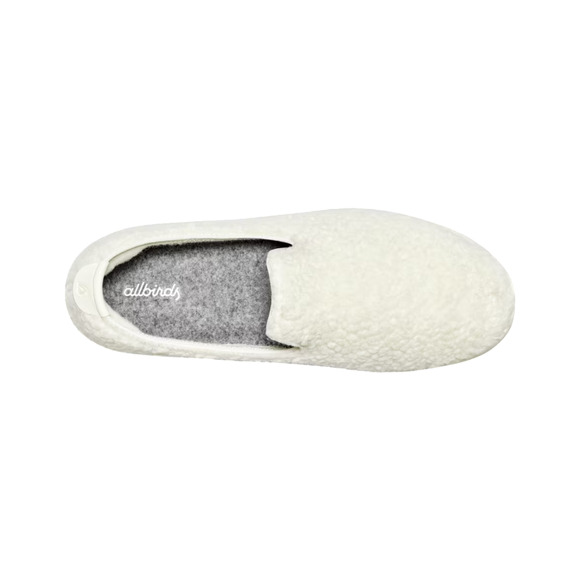 Allbirds Natural White Cozy Soft Merino Wool Lounger Fluff Slip-ons Size 13 - Picture 5 of 7